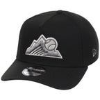Colorado Rockies MLB Liquid Titanium New Era 9FORTY A-Frame