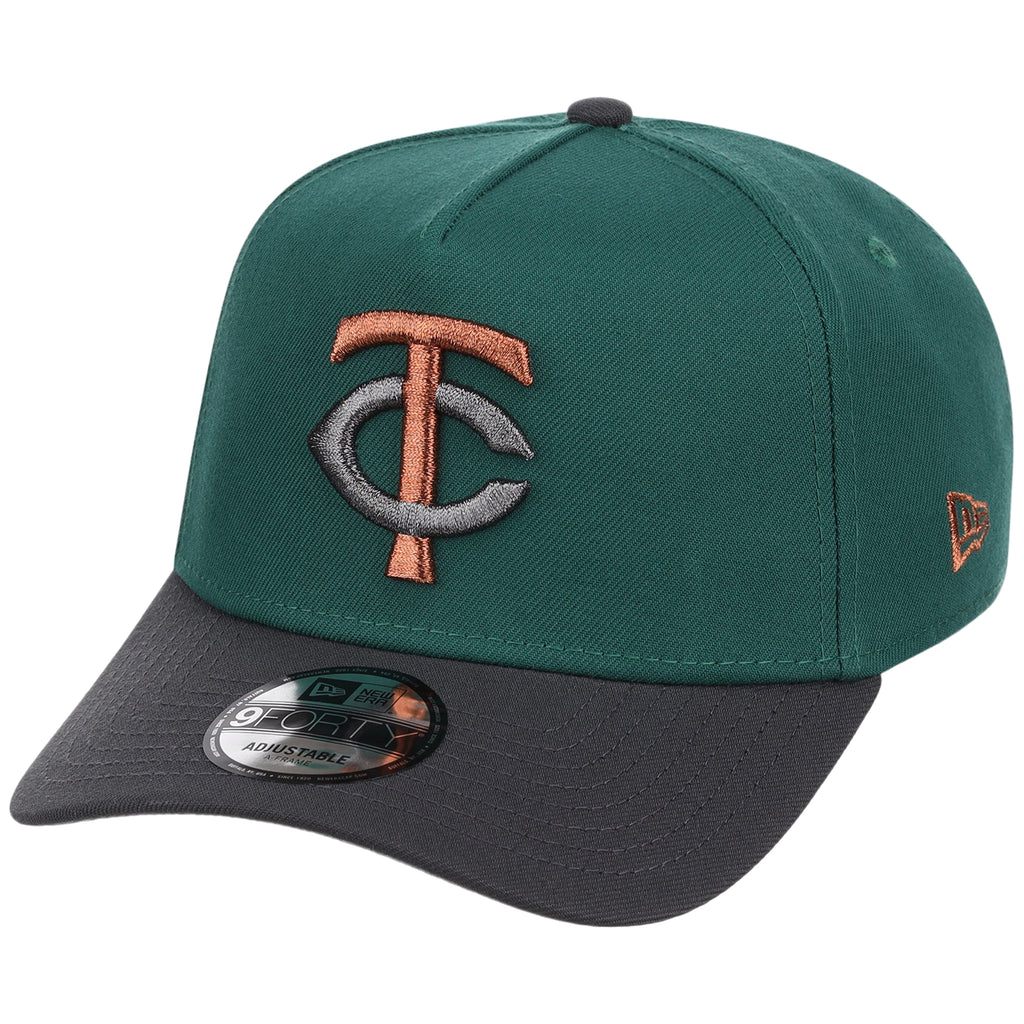 Minnesota Twins MLB Emerald Graphite New Era 9FORTY