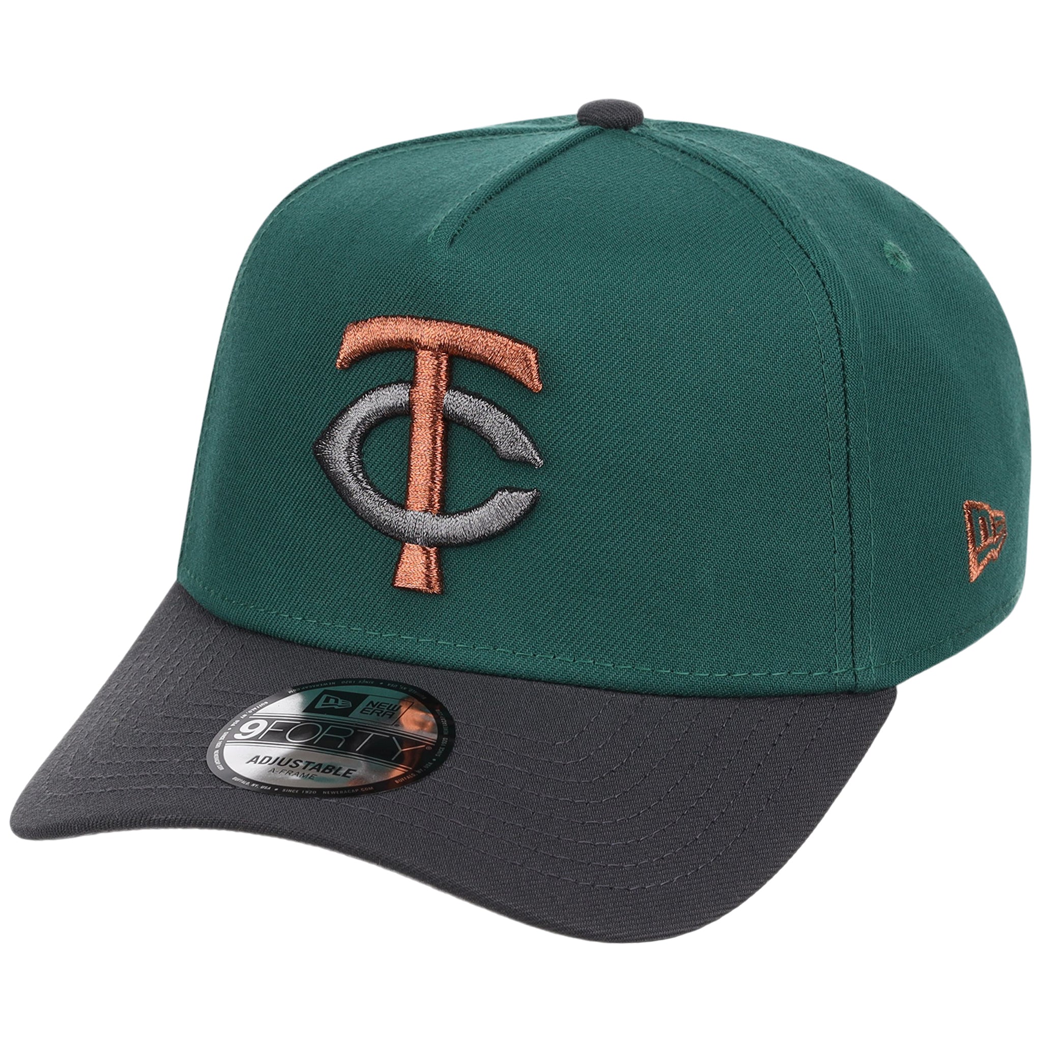 Minnesota Twins MLB Emerald Graphite New Era 9FORTY