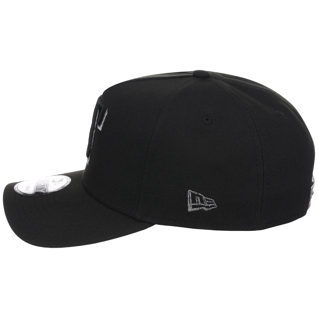 Texas Rangers MLB Black x Pewter FASHION CORE New Era 9FORTY A-Frame