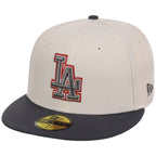 Los Angeles Dodgers MLB Cream x Graphite New Era 59FIFTY – 4