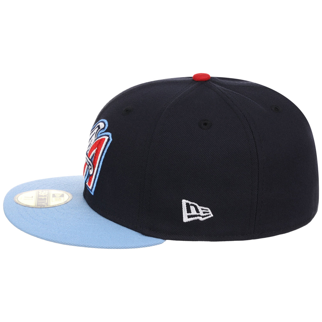 Anaheim Angels MLB Cooperstown Authentic Collection New Era 59FIFTY (Navy/Sky)