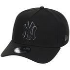 New York Yankees MLB Black x Pewter FASHION CORE New Era 9FORTY A-Frame