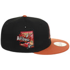 Arizona Diamondbacks Phoenix Crown the City New Era 59FIFTY (Black/Rust)