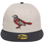 Baltimore Orioles MLB Cream x Graphite New Era 59FIFTY – 5
