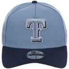 Texas Rangers MLB Faded Blue x Navy FASHION CORE New Era 9FORTY A-Frame