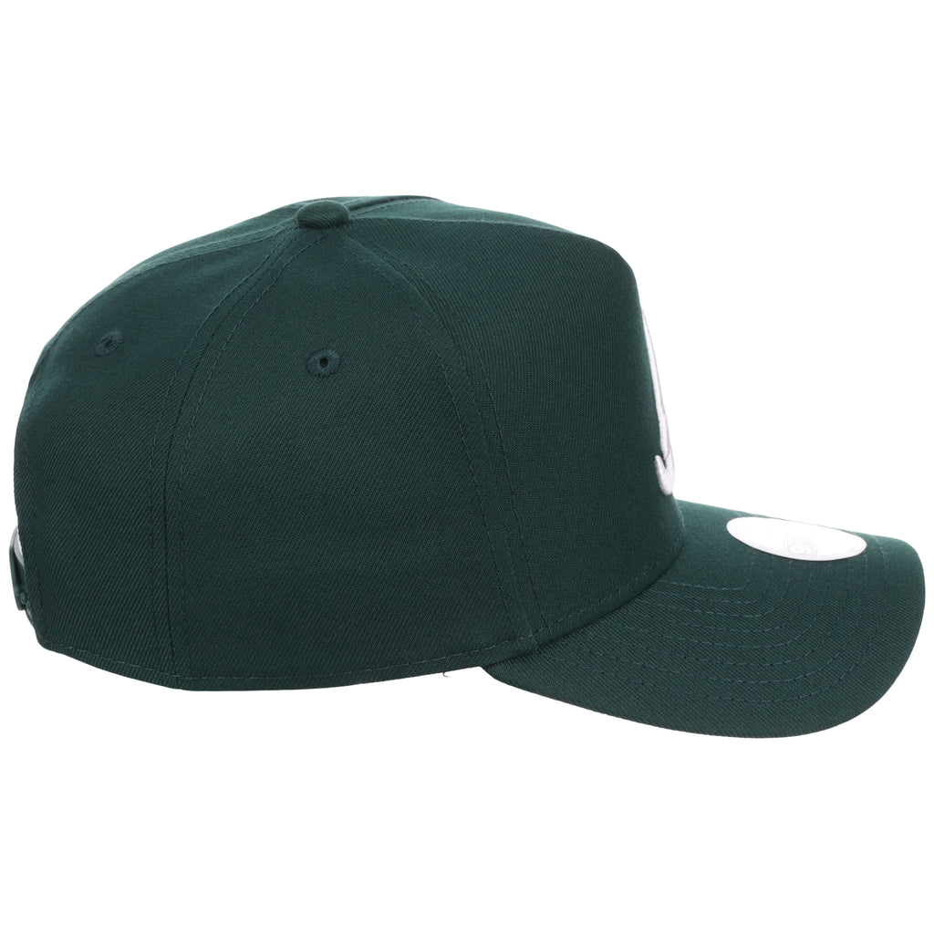 Atlanta Braves Women's New Era 9FORTY Dark Green A-Frame