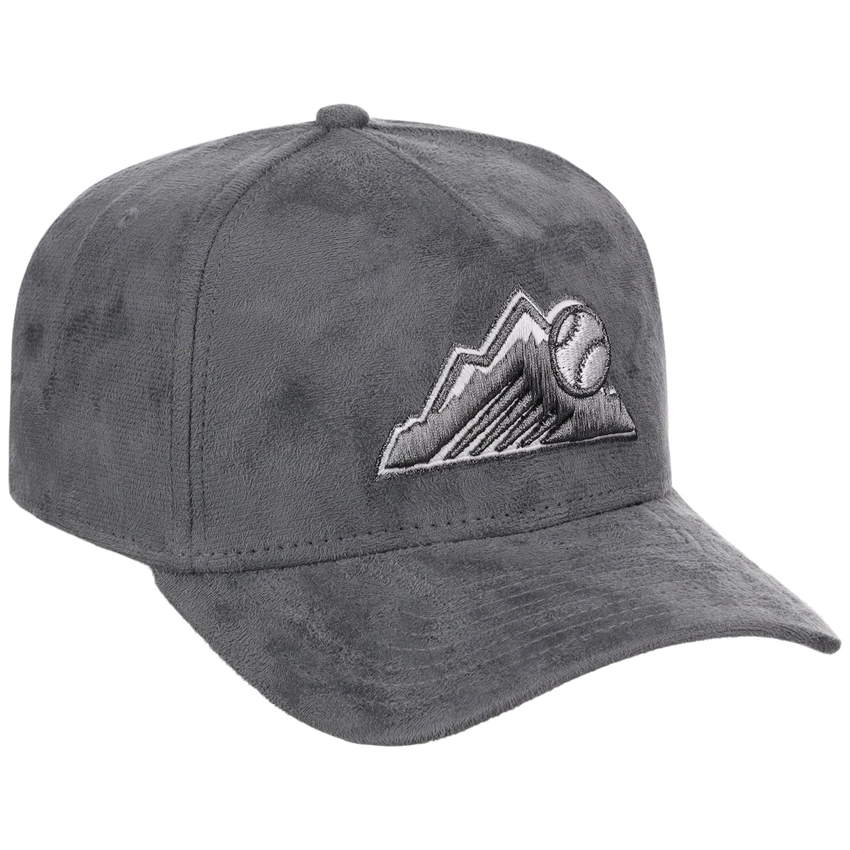 Colorado Rockies MLB Gray x Suede FASHION CORE New Era 9FORTY A-Frame