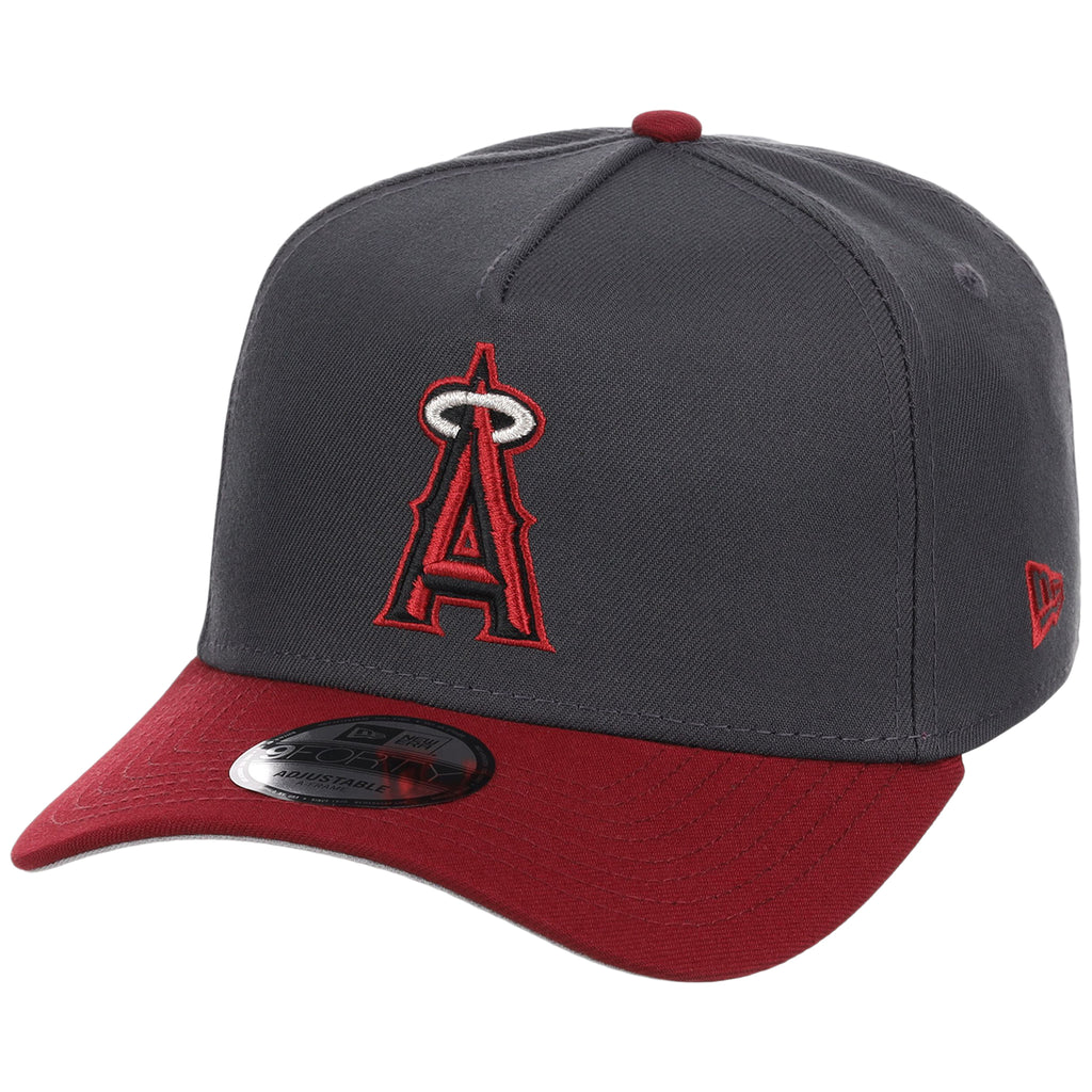 Anaheim Angels MLB Graphite x Cardinal FASHION CORE New Era 9FORTY A-Frame