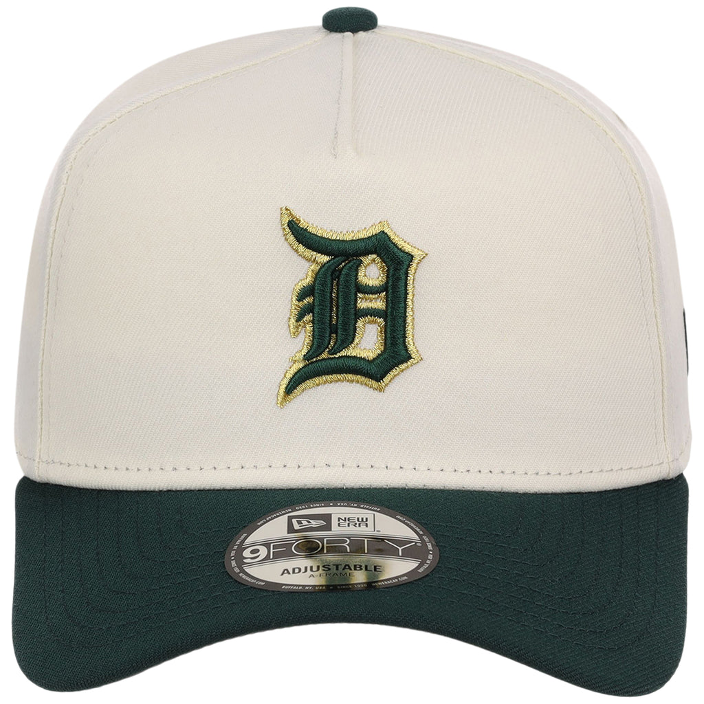Detroit Tigers MLB Chrome x Dark Green FASHION CORE New Era 9FORTY A-Frame