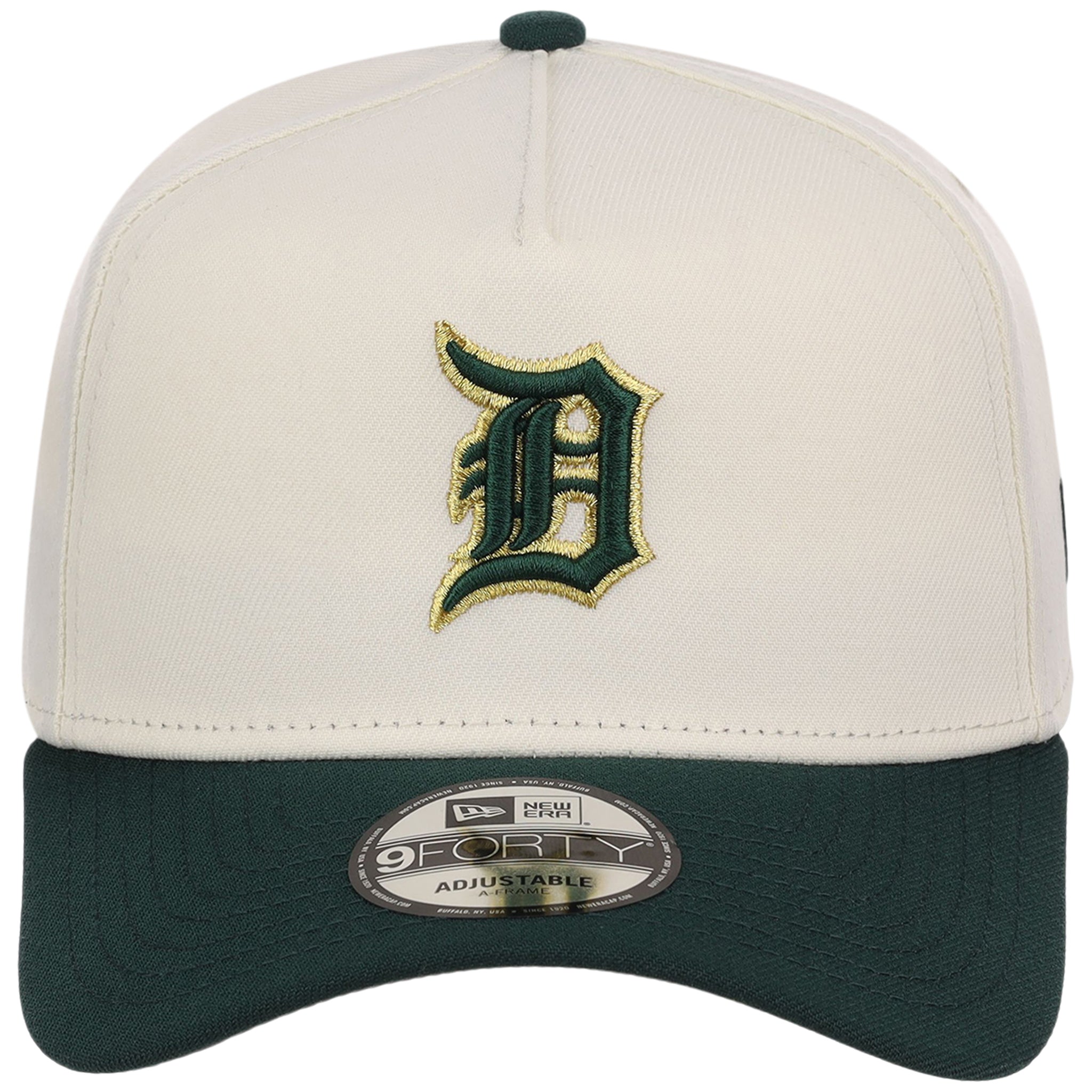 Detroit Tigers MLB Chrome x Dark Green FASHION CORE New Era 9FORTY A-Frame