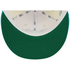 Charlotte Hornets NBA Chrome OTC New Era 59FIFTY (Chrome/Teal)