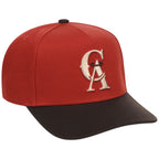 California Angels MLB Brown Stone Heat Mitcell & Ness Pro Pinch
