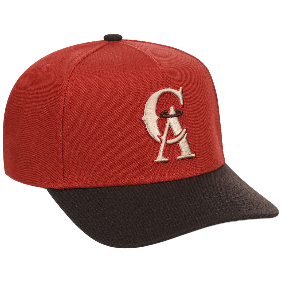 California Angels MLB Brown Stone Heat Mitcell & Ness Pro Pinch