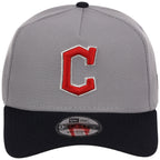 Cleveland Indians MLB Gray OTC FASHION CORE New Era 9FORTY A-Frame