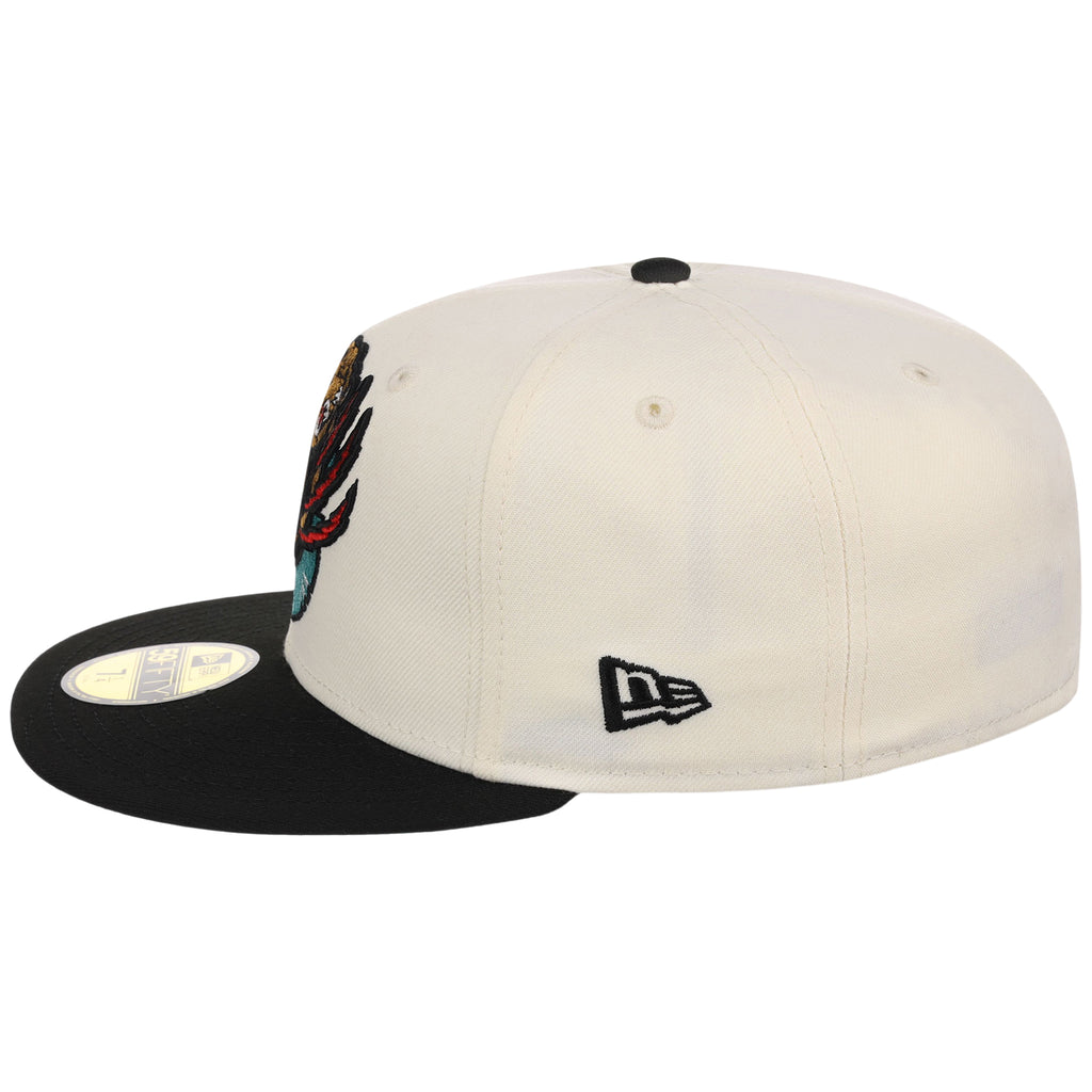 Vancouver Grizzlies NBA Chrome OTC New Era 59FIFTY (Chrome/Black)