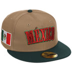 Mexico Independence Day - Crown the Country New Era 59FIFTY (Khaki/Dark Green)