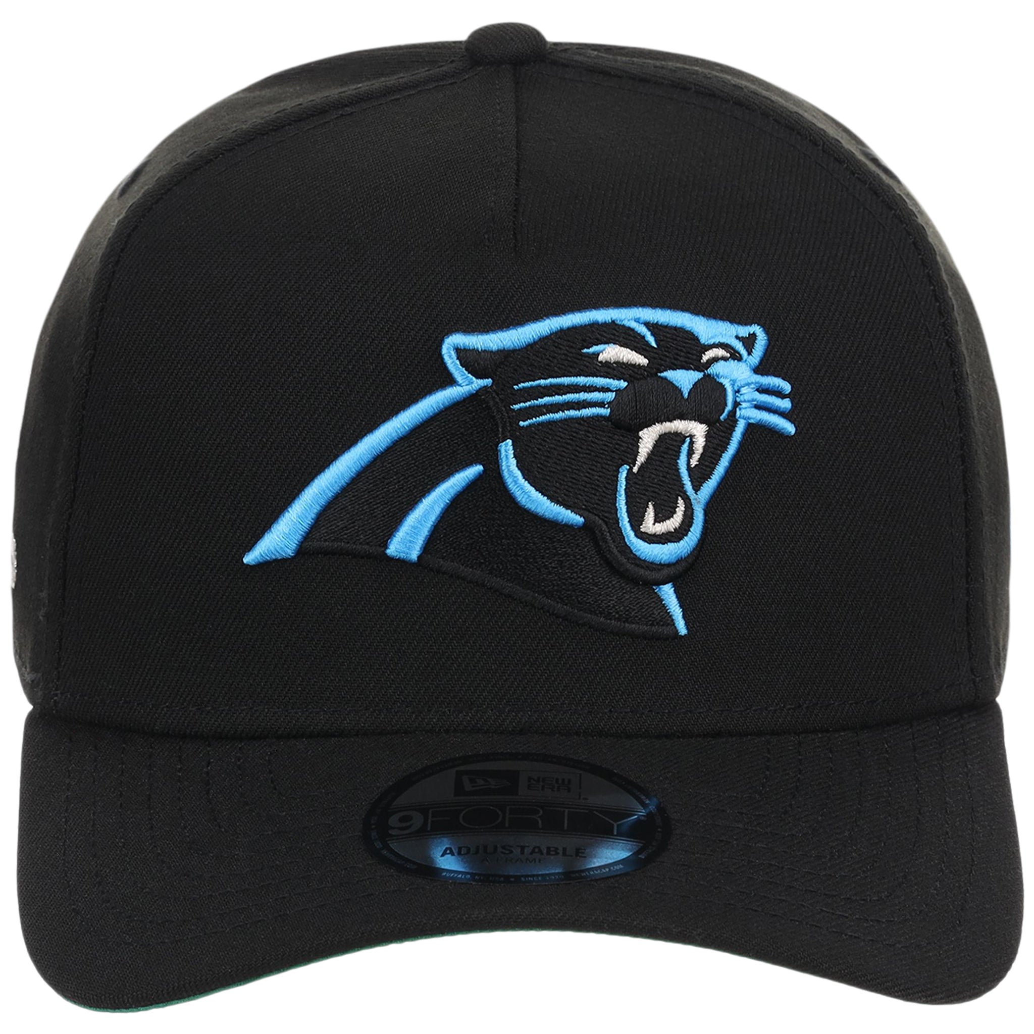 Carolina Panthers NFL Black Dome New Era 9FORTY A-Frame