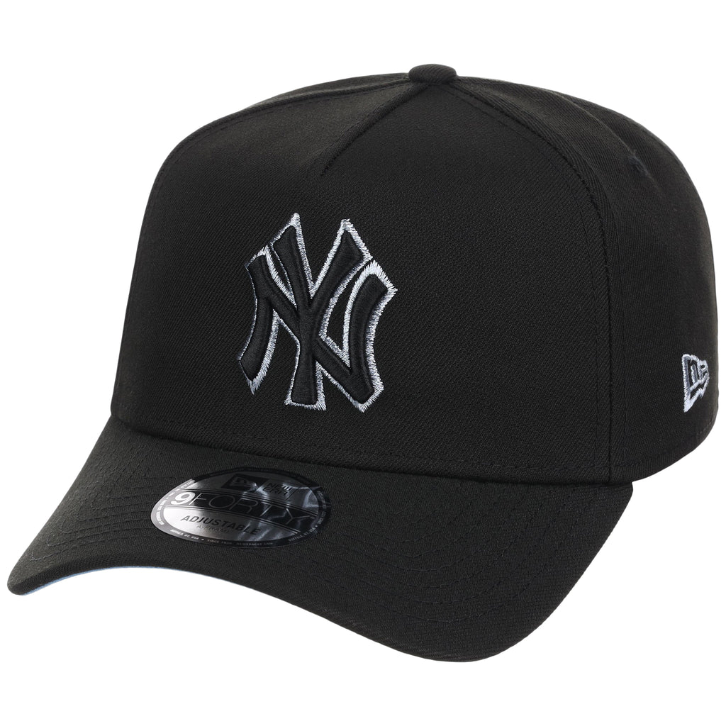 New York Yankees MLB Black Sky FASHION CORE New Era 9FORTY A-Frame