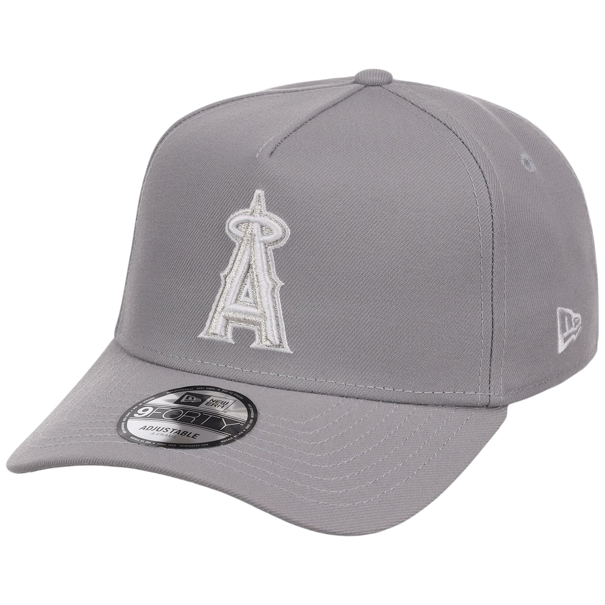 Anaheim Angels MLB Gray x White FASHION CORE New Era 9FORTY A-Frame