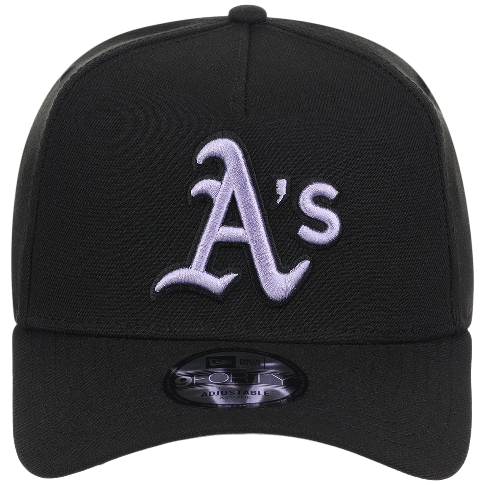 Oakland Athletics MLB Black x Lavender FASHION CORE New Era 9FORTY A-Frame