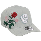 Milwaukee Brewers MLB Denim Flower New Era 9FORTY
