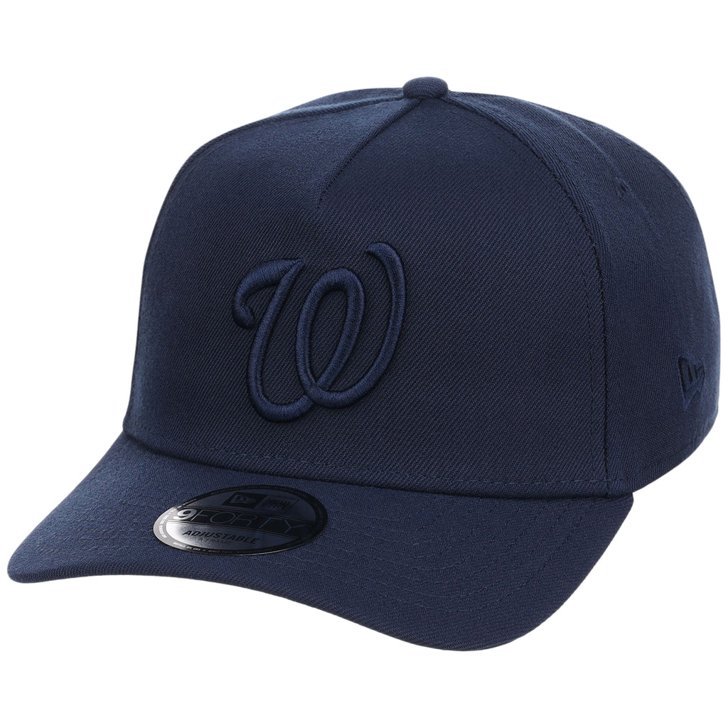 Washington Nationals MLB Navy FASHION CORE New Era 9FORTY A-Frame