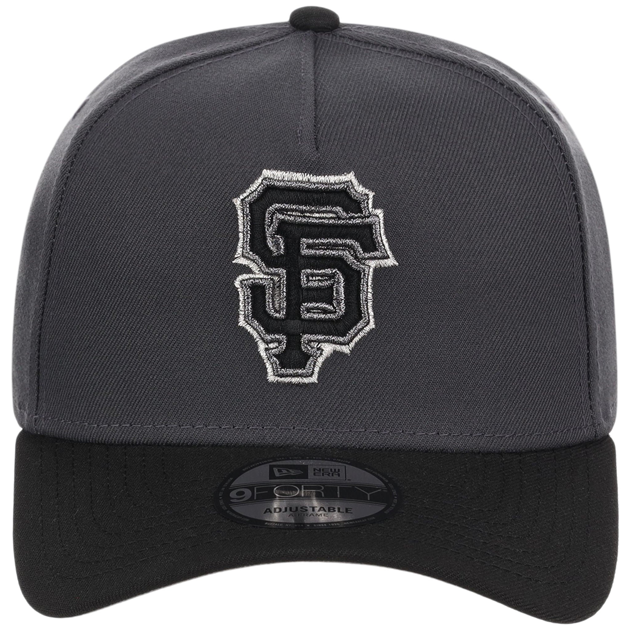 San Francisco Giants MLB Graphite x Black FASHION CORE New Era 9FORTY A-Frame