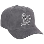 Oakland Athletics MLB Gray x Suede FASHION CORE New Era 9FORTY A-Frame