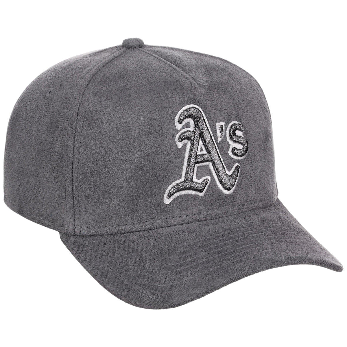 Oakland Athletics MLB Gray x Suede FASHION CORE New Era 9FORTY A-Frame