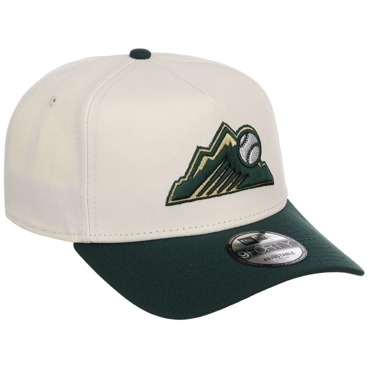 Colorado Rockies MLB Chrome x Dark Green FASHION CORE New Era 9FORTY A-Frame