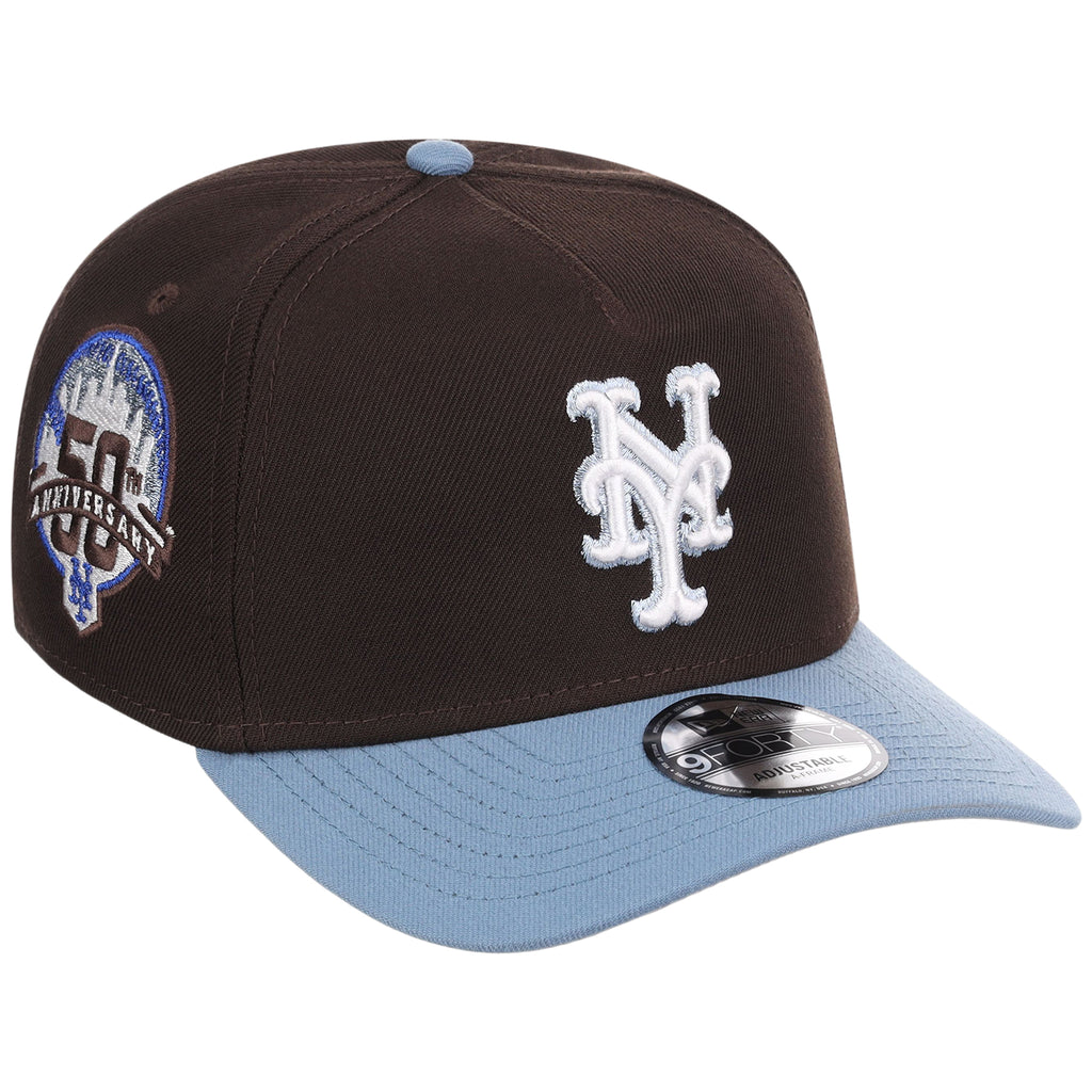 New York Mets MLB Driftwood Fade New Era 9FORTY A-Frame