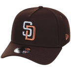 San Diego Padres MLB Frosted Bark New Era 9FORTY A-Frame