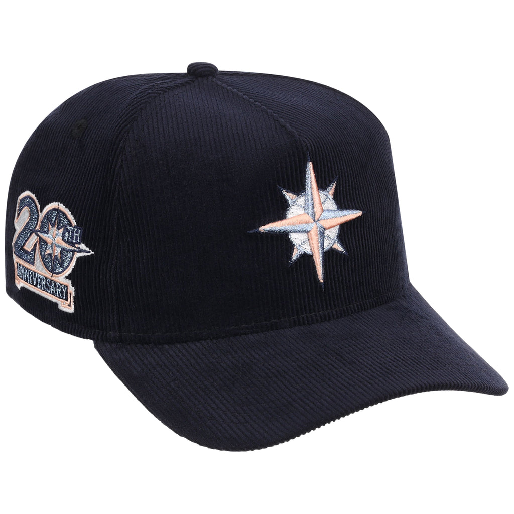 Seattle Mariners MLB Peach Ice Navy Cord New Era 9FORTY A-Frame – 1