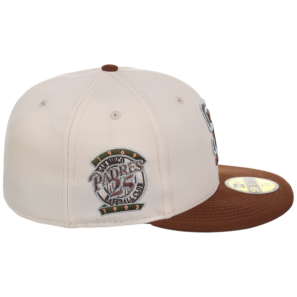 San Diego Padres MLB Auburn Cream New Era 59FIFTY