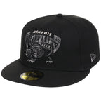Memphis Grizzlies NBA Liquid Titanium New Era 59FIFTY