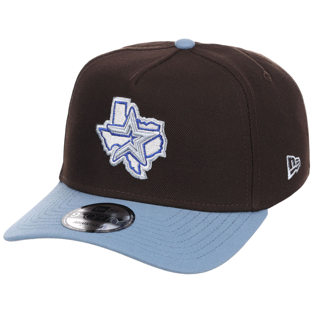 Houston Astros MLB Driftwood Fade New Era 9FORTY A-Frame