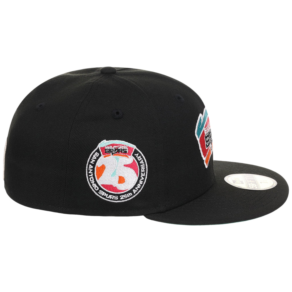 San Antonio Spurs NBA Black Dome New Era 59FIFTY