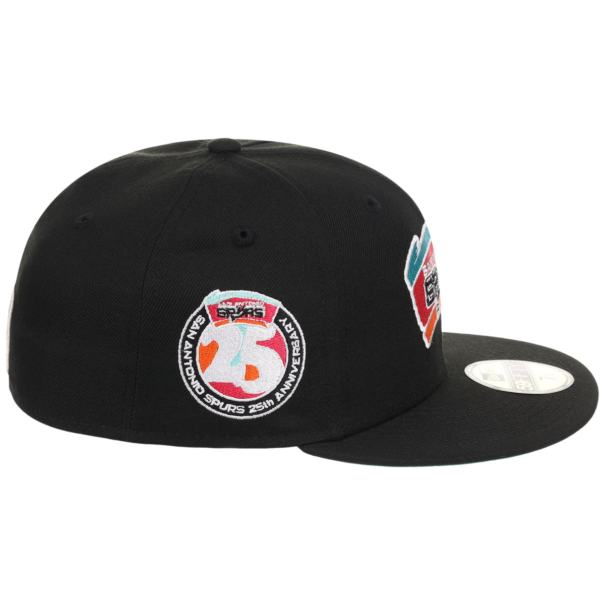 San Antonio Spurs NBA Black Dome New Era 59FIFTY