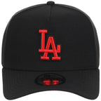 Los Angeles Dodgers MLB Black x Red FASHION CORE New Era 9FORTY A-Frame