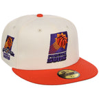 Phoenix Suns NBA Chrome OTC New Era 59FIFTY (Chrome/Orange)