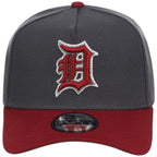 Detroit Tigers MLB Graphite x Cardinal FASHION CORE New Era 9FORTY A-Frame