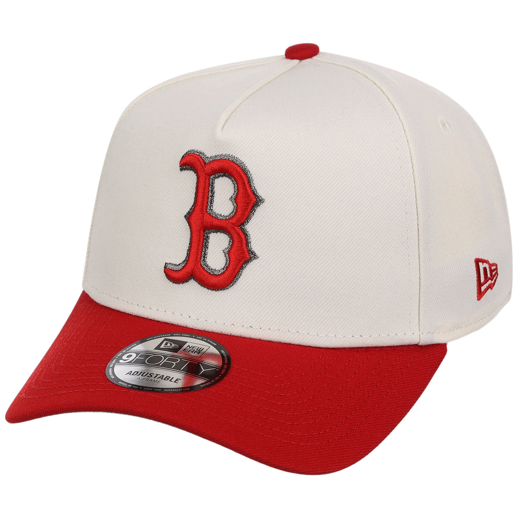 Boston Red Sox MLB Chrome x Red FASHION CORE New Era 9FORTY A-Frame