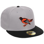 Baltimore Orioles MLB Cooperstown Authentic Collection New Era 59FIFTY (Gray/Black)