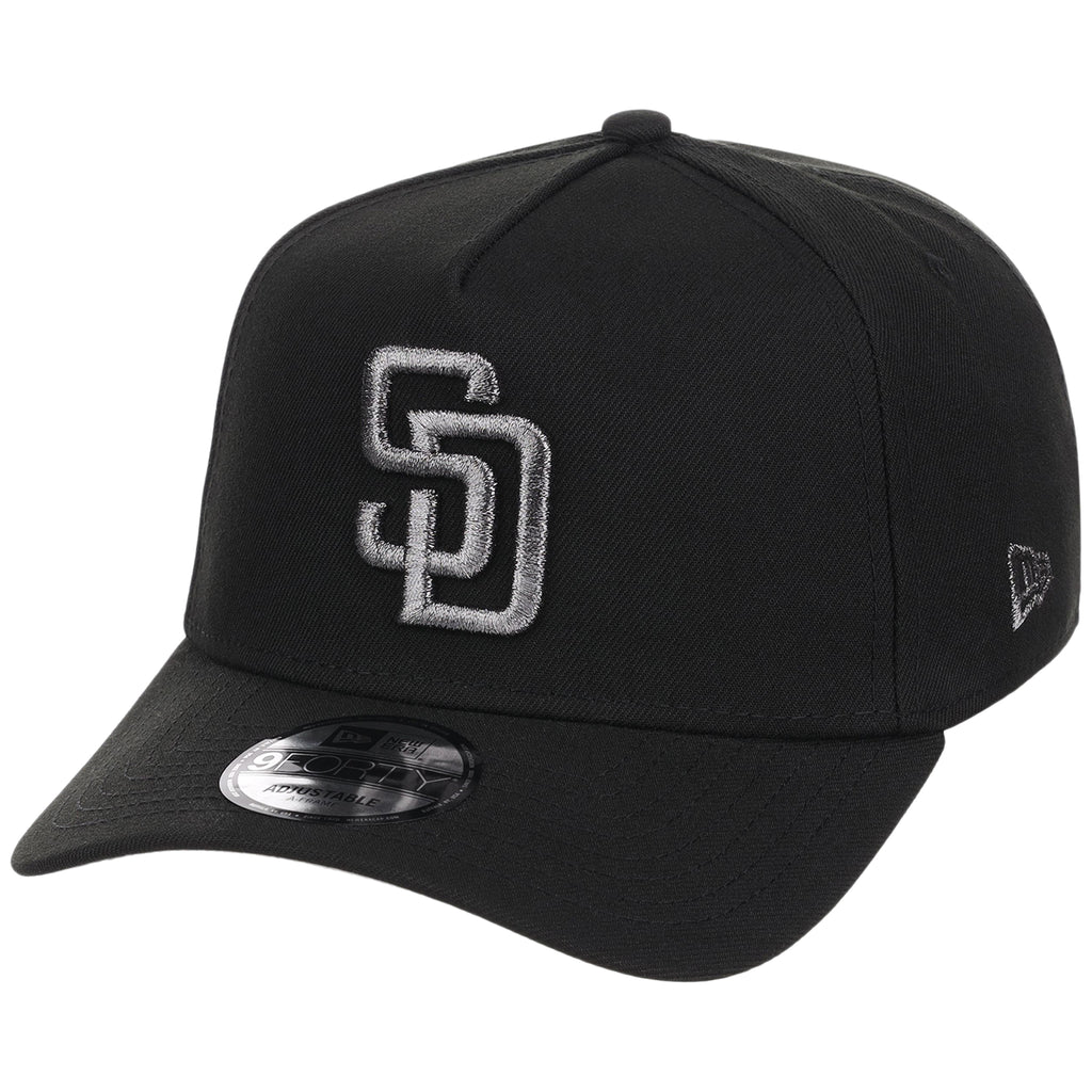 San Diego Padres MLB Liquid Titanium New Era 9FORTY A-Frame