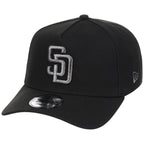San Diego Padres MLB Liquid Titanium New Era 9FORTY A-Frame