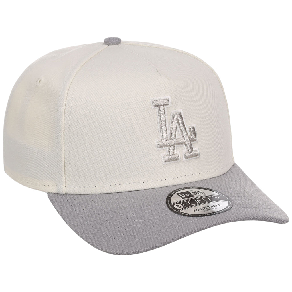 Los Angeles Dodgers MLB Chrome x Gray FASHION CORE New Era 9FORTY A-Frame