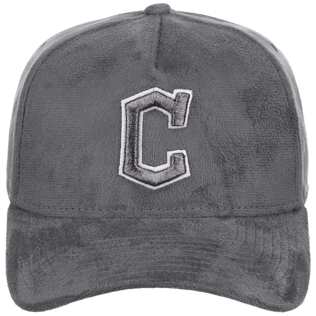 Cleveland Indians MLB Gray x Suede FASHION CORE New Era 9FORTY A-Frame