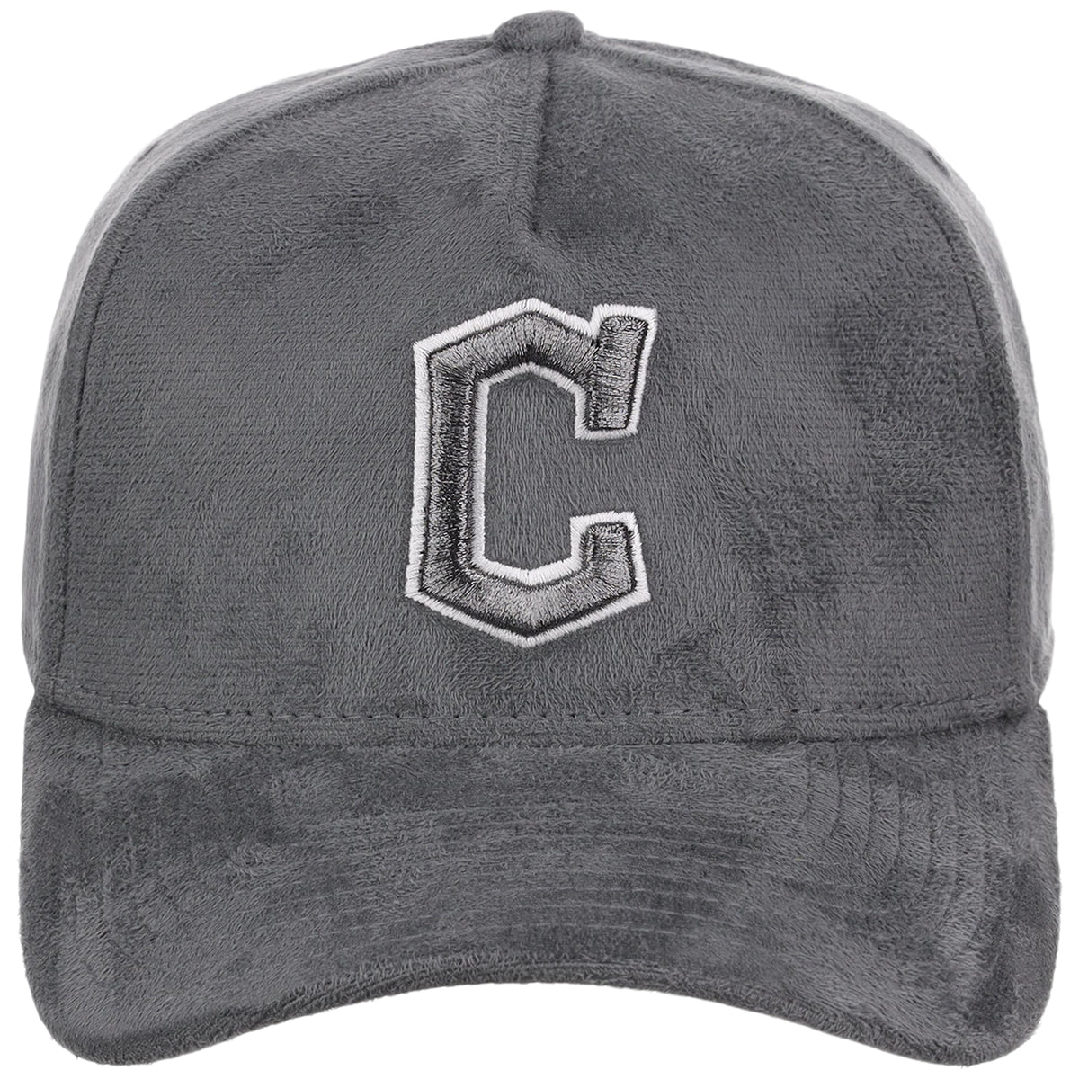 Cleveland Indians MLB Gray x Suede FASHION CORE New Era 9FORTY A-Frame
