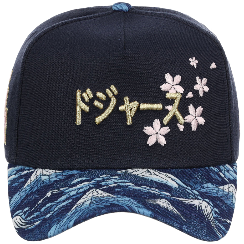 Los Angeles Dodgers Pacific Canvas New Era 9FORTY (Dark Royal/Multi)